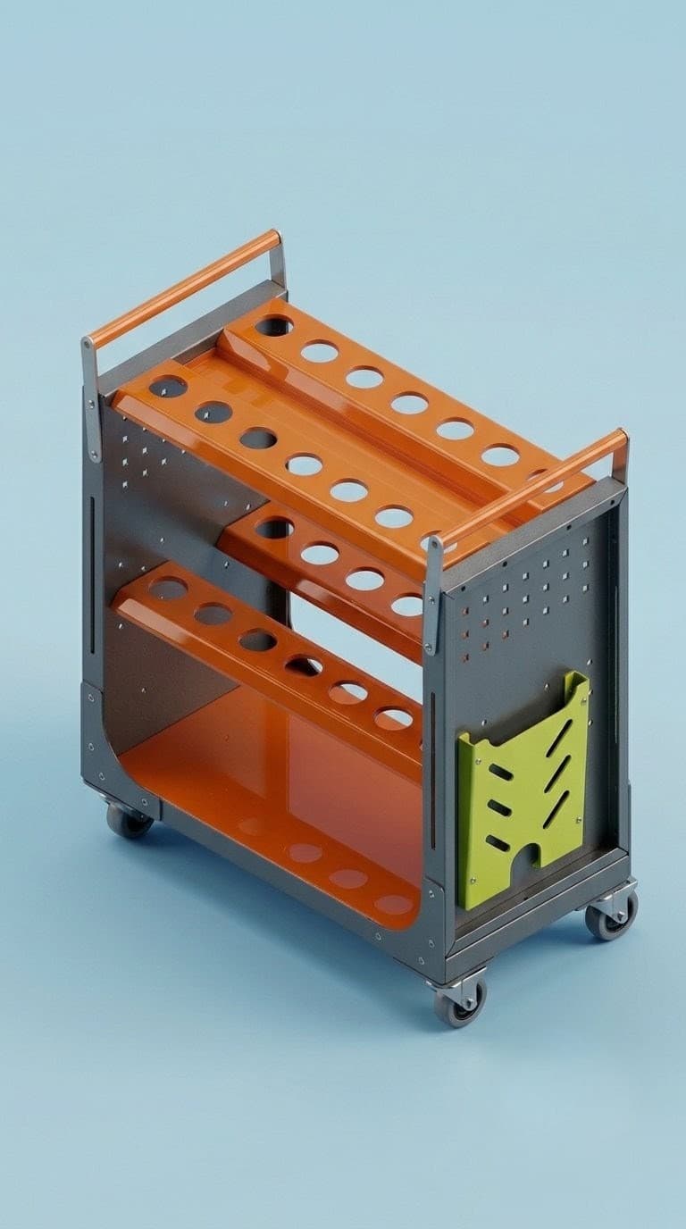 BT-40 Collet Holder Trolley
