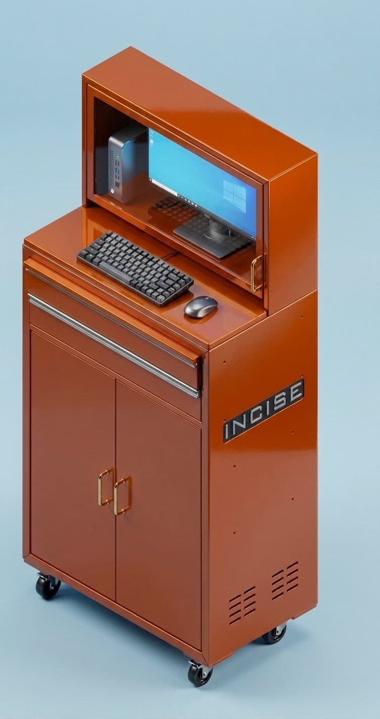 Desktop Cabinet Trolley