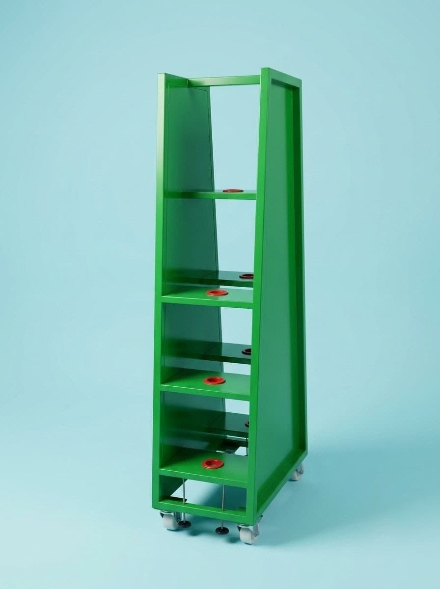 Mobile Vertical Storage Rack